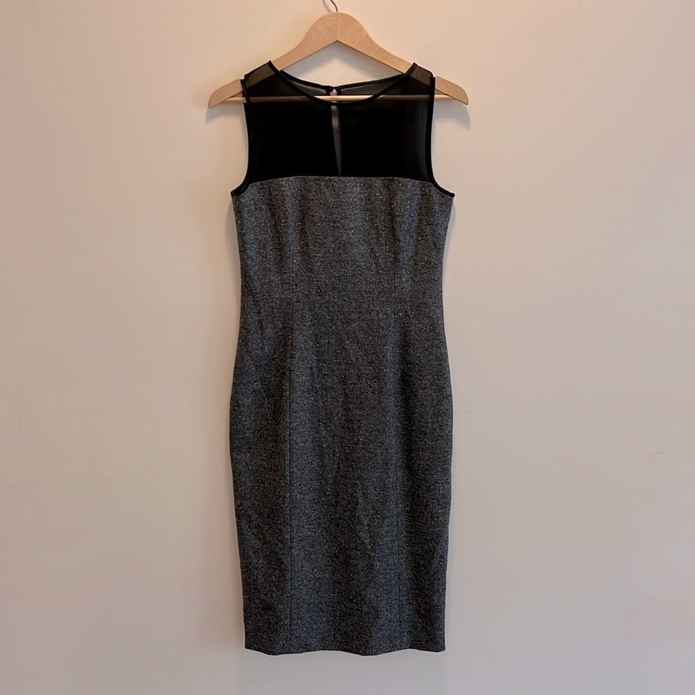 Escada Gray & Black Dress